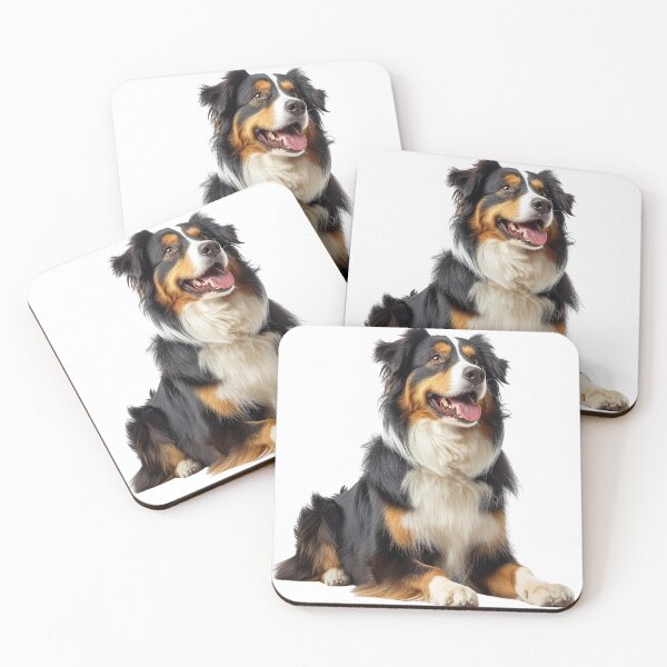 Item preview, Photorealistic Cute Border Collie Dog designed and sold by HollywoodInked.