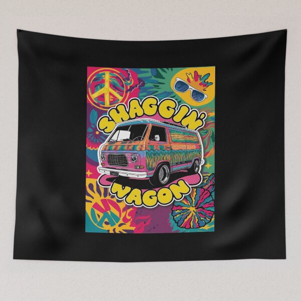Item preview, Shaggin Wagon 70s Style Van Design designed and sold by Peter Stawicki.