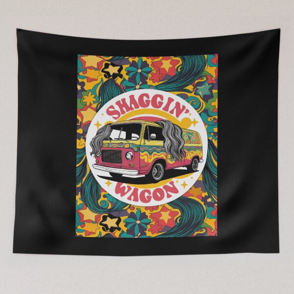 Item preview, Shaggin Wagon 70s Style Long Hair Van Design designed and sold by Peter Stawicki.