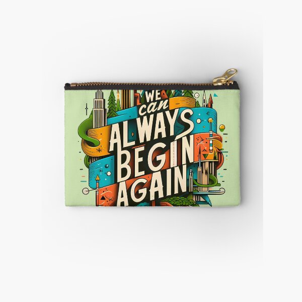 Item preview, Begin Again, typography designed and sold by maxmaj.
