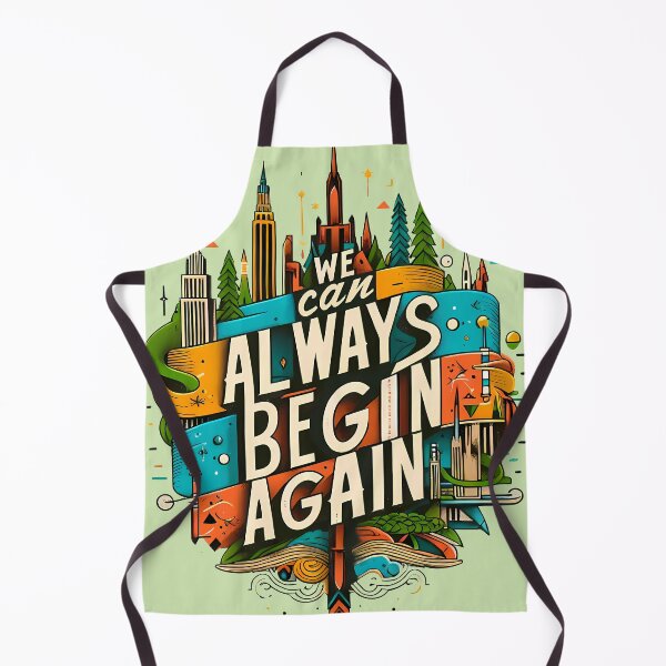 Item preview, Begin Again, typography designed and sold by maxmaj.