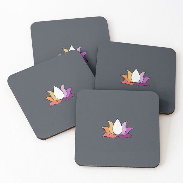 Item preview, Lesbian pride lotus flower designed and sold by PeachyLitchi.