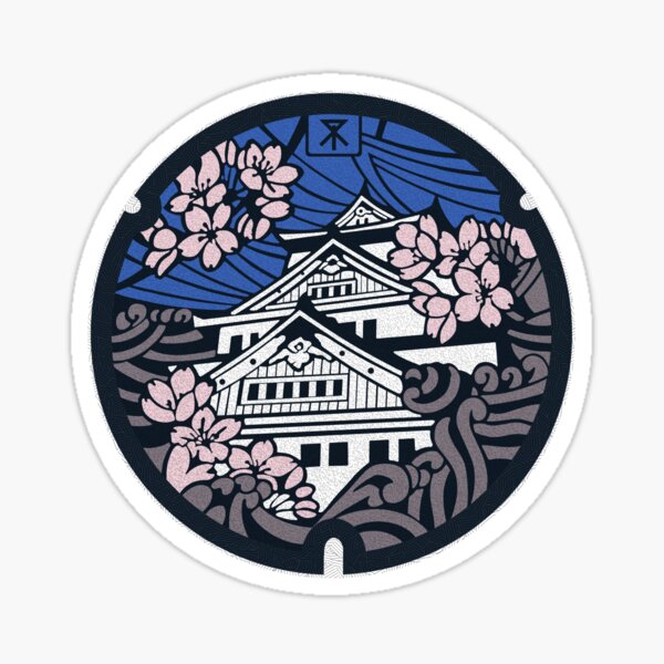 Osaka City Manhole Cover Art 2