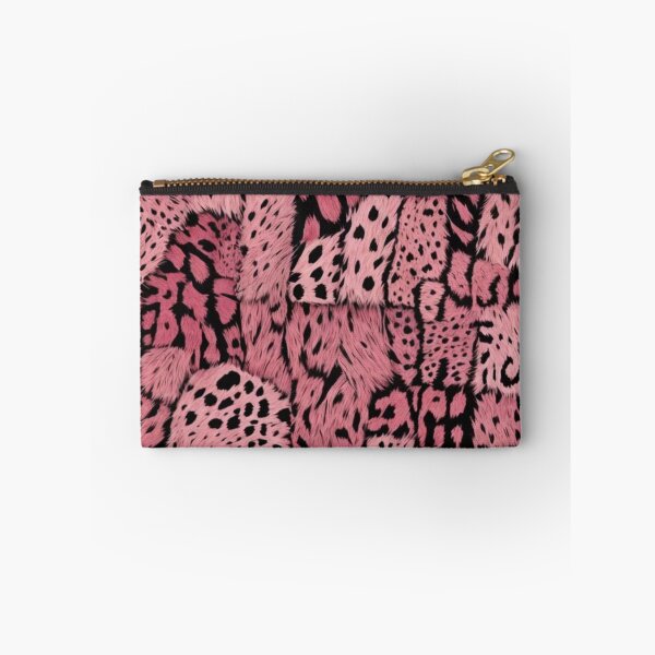 Item preview, Abstract Pink Faux Fur Patchwork Pattern designed and sold by calibrit.