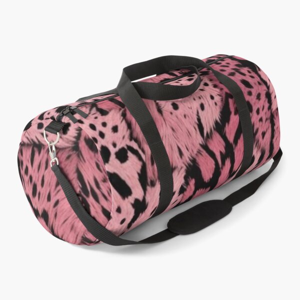 Item preview, Abstract Pink Faux Fur Patchwork Pattern designed and sold by calibrit.