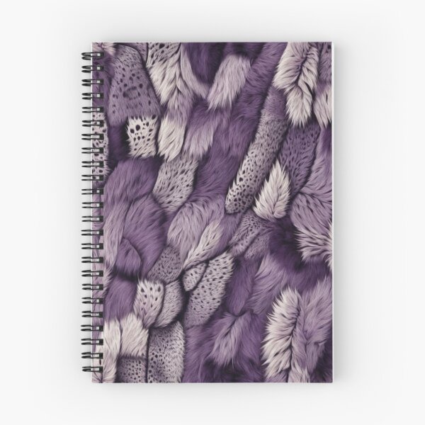 Item preview, Abstract Purple Faux Fur Patchwork Pattern designed and sold by calibrit.
