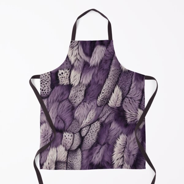 Item preview, Abstract Purple Faux Fur Patchwork Pattern designed and sold by calibrit.