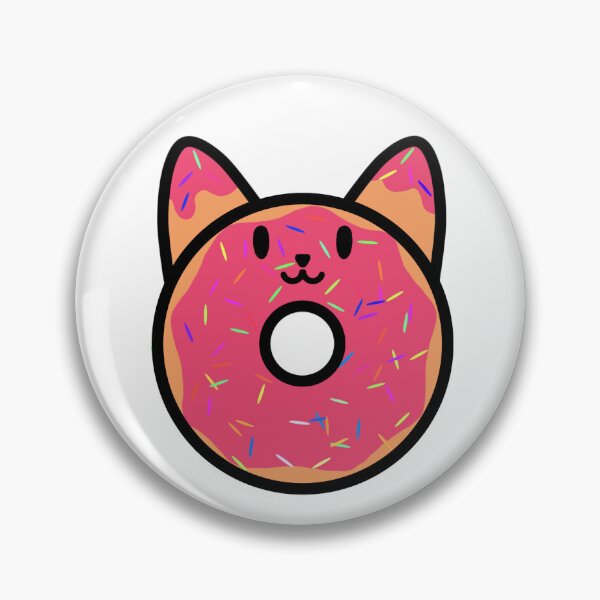 Item preview, Strawberry Doughnut Cat designed and sold by CrazyCat393.