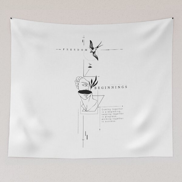 Item preview, Beginnings Freedom Tattoo Design designed and sold by D-Infinite.