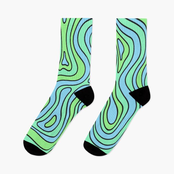 Item preview, Green Turquoise Trippy Swirls designed and sold by everything4eva.