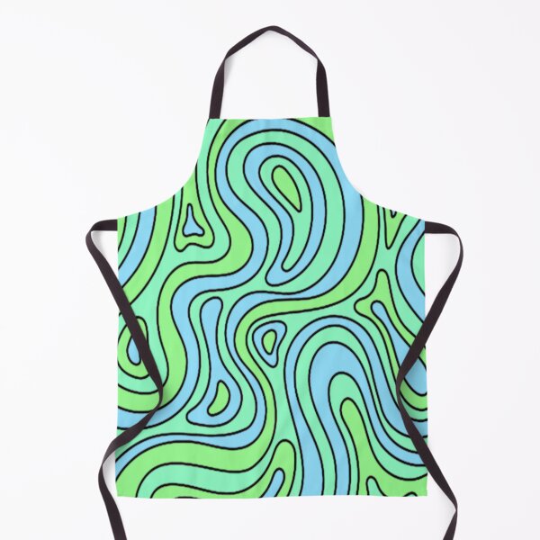 Item preview, Green Turquoise Trippy Swirls designed and sold by everything4eva.