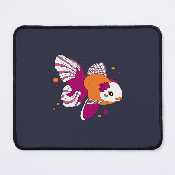 Item preview, Subtle Lesbian pride goldfish designed and sold by PeachyLitchi.