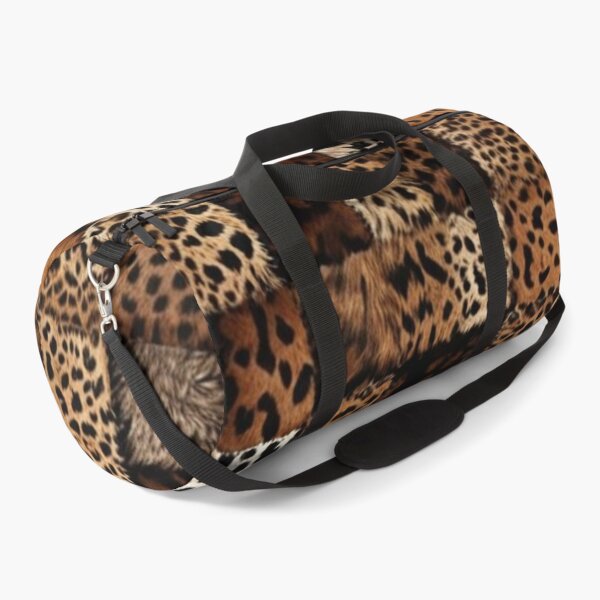 Item preview, Abstract Brown Faux Fur Patchwork Pattern designed and sold by calibrit.