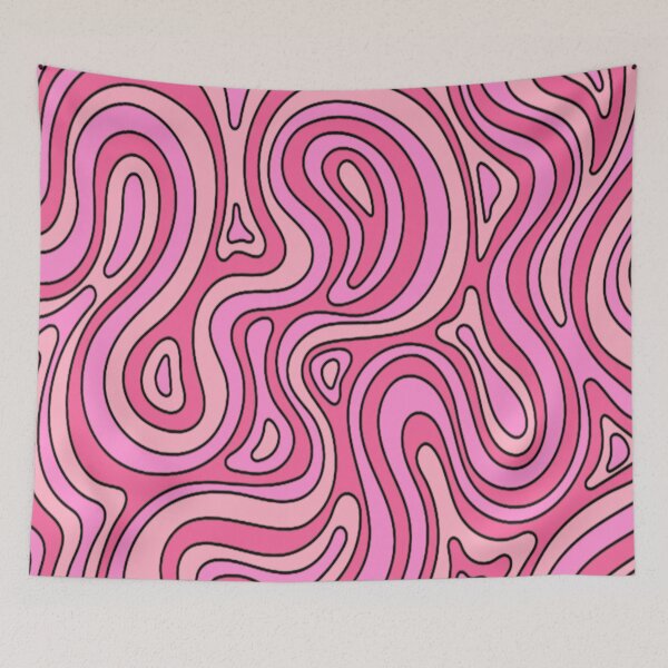 Item preview, Pastel Pink Trippy Swirls designed and sold by everything4eva.