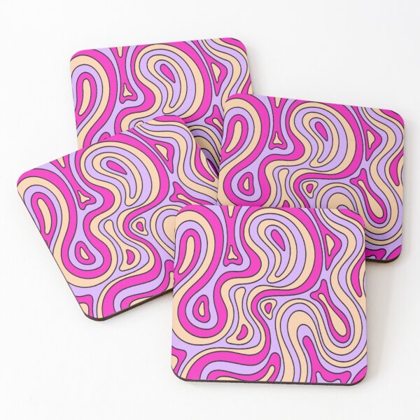 Item preview, Pink Purple Trippy Swirls designed and sold by everything4eva.