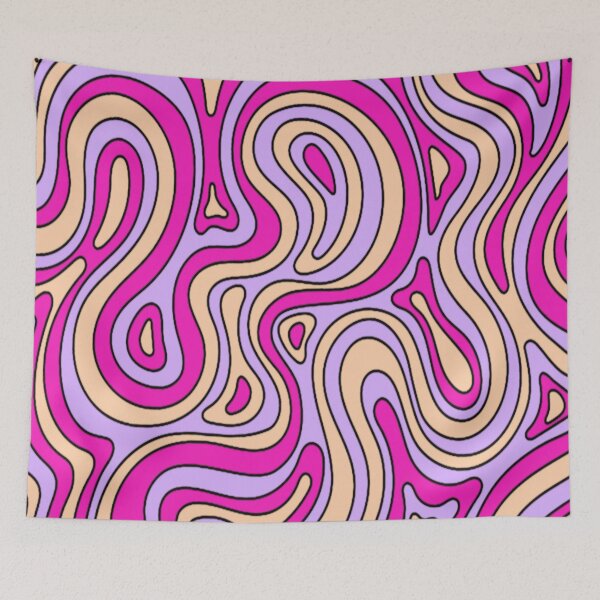 Item preview, Pink Purple Trippy Swirls designed and sold by everything4eva.