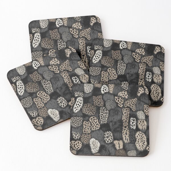 Item preview, Abstract Faux Fur Patchwork Pattern designed and sold by calibrit.