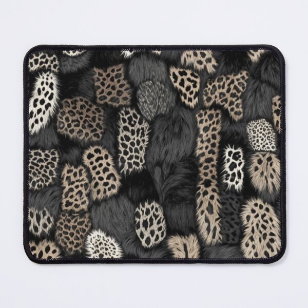 Item preview, Abstract Faux Fur Patchwork Pattern designed and sold by calibrit.