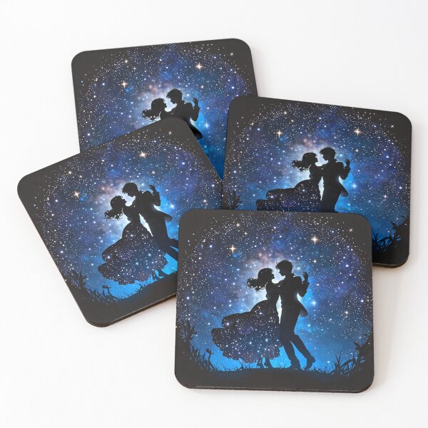 Item preview, Dancers waltzing in the moonlight designed and sold by Artbellachi.