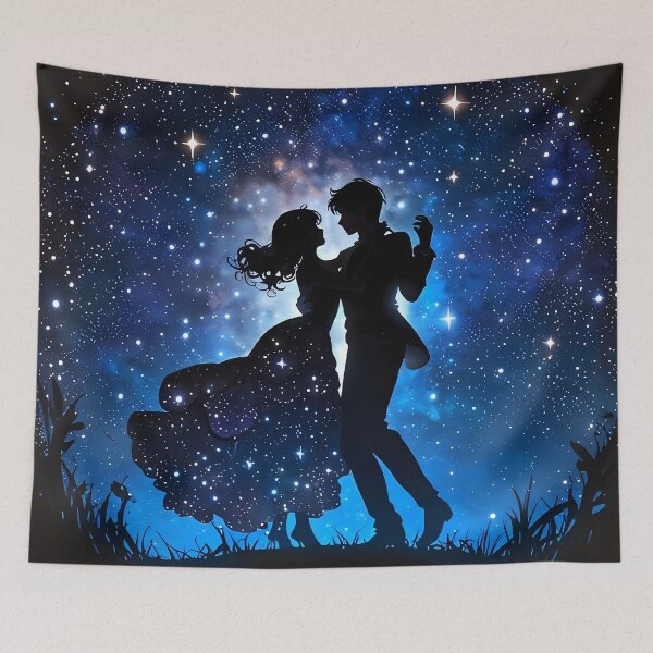 Item preview, Dancers waltzing in the moonlight designed and sold by Artbellachi.