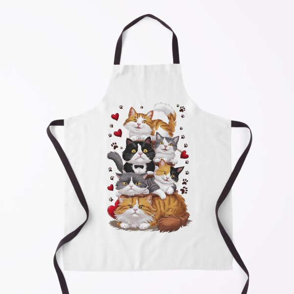 Item preview, Stacked Cute Cartoon Cats iPhone Case designed and sold by AsCreationss.