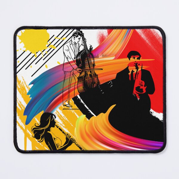 Item preview, Abstract Instrumentalist In Color & Music designed and sold by BrightrDayMusicArt.
