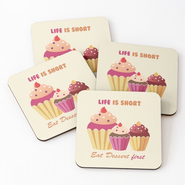 Item preview, Life is Short Eat Dessert First designed and sold by STYLO FASHION.