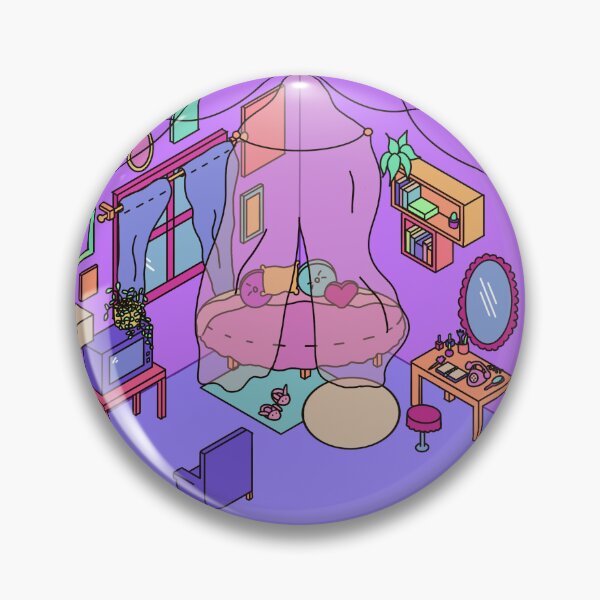 Item preview, Colourful isometric room designed and sold by sierrainertia.