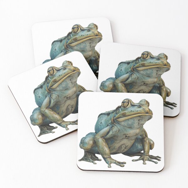 Item preview, Photo of Japanese Blue Green Frog designed and sold by HollywoodInked.