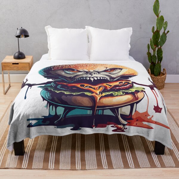 Aperçu de l'œuvre Burger macabre créée et vendue par livvestudio.