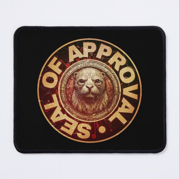 Item preview, Black and Gold Seal of Approval designed and sold by pUNKnown.