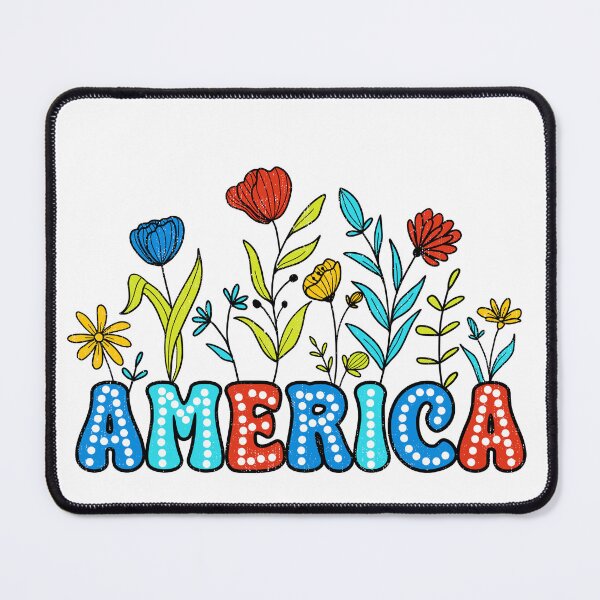 Item preview, Retro American 4th of July, floral American designed and sold by godleo.