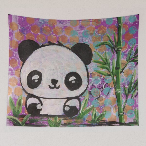 Item preview, Bright panda Bamboo designed and sold by Stefanie Harrington.