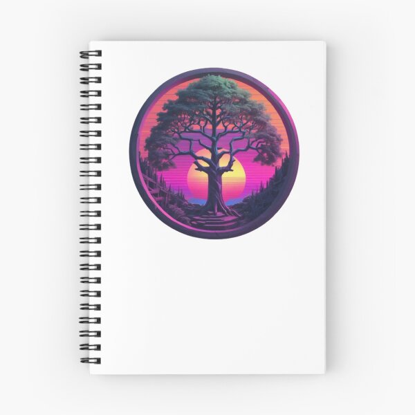 Item preview, Synthwave Neon Tree Design designed and sold by EmeraldCauldren.