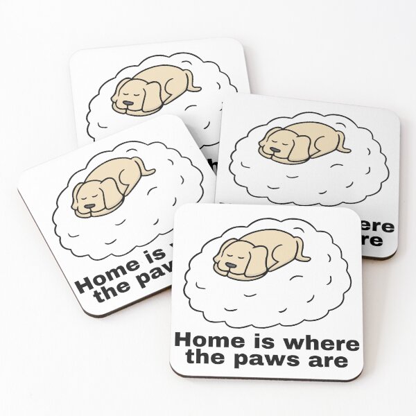 Item preview, Home is where the paws are designed and sold by meesara.