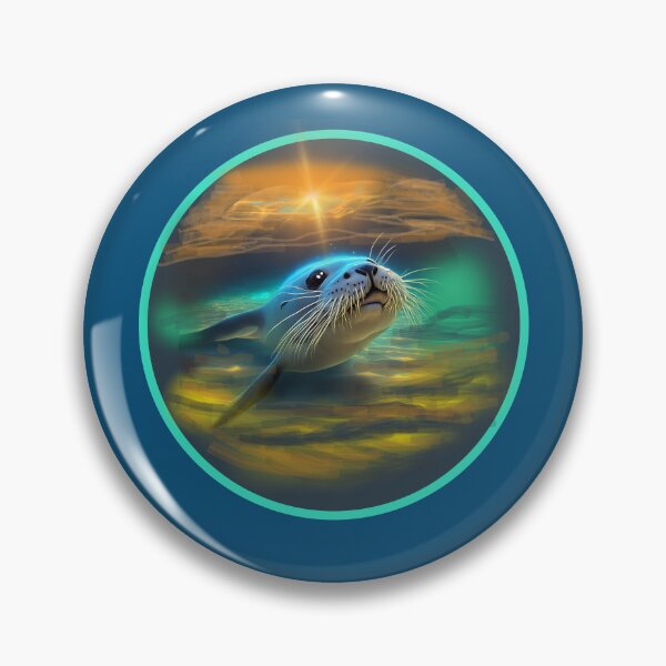 Item preview, Sea Lion's Swim  designed and sold by Tripp Art Studio.