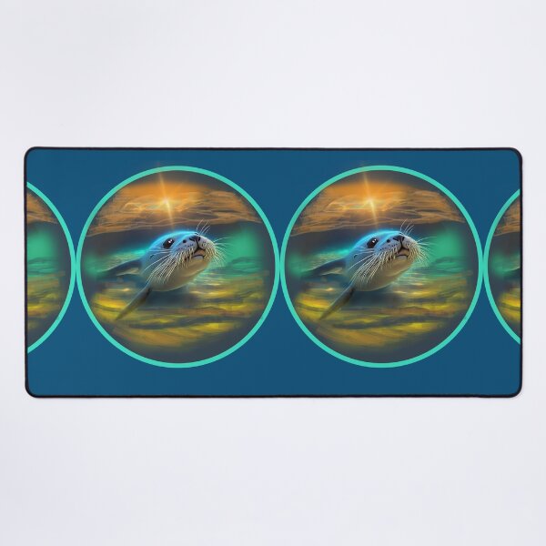 Item preview, Sea Lion's Swim  designed and sold by Tripp Art Studio.