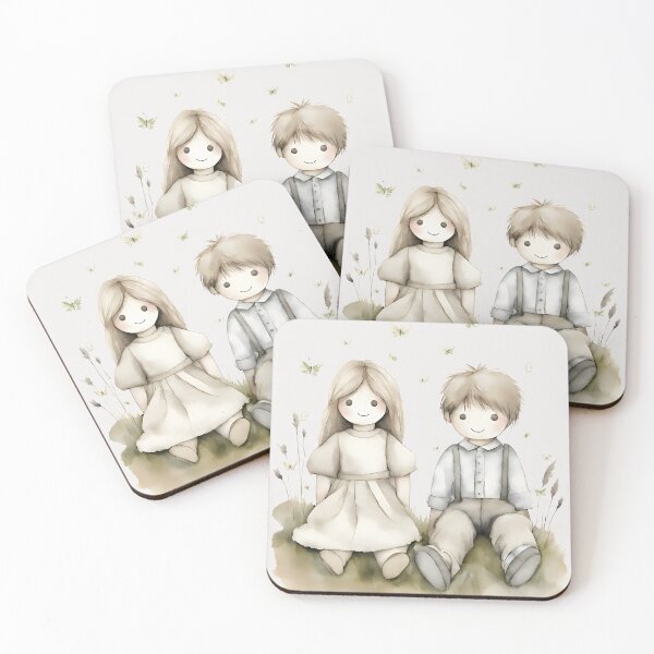 Item preview, Bernice and Bernie designed and sold by Penelope Pea Art.