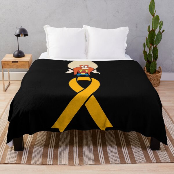 Item preview, Classic Cartoon Cowboy Standing on an Awareness Ribbon (Yellow) designed and sold by CaitlynConnor.