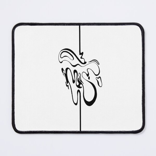 Item preview, Black Abstract Single Line Swirl designed and sold by itsgoodjunk.