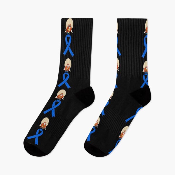 Item preview, Classic Cartoon Cowboy Standing on an Awareness Ribbon (Blue) designed and sold by CaitlynConnor.