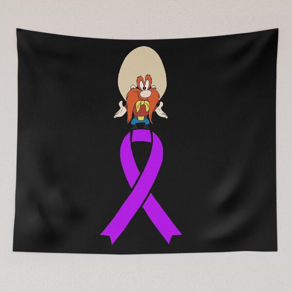 Item preview, Classic Cartoon Cowboy Standing on an Awareness Ribbon (Purple) designed and sold by CaitlynConnor.