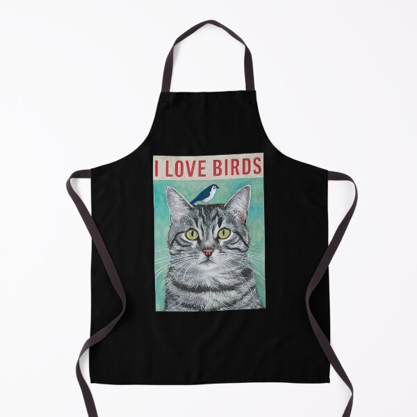 Item preview, Cat Loves Birds designed and sold by Hirako Nakatsu.