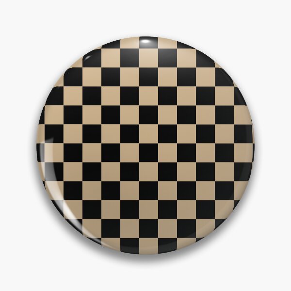 Item preview, Small Checkered - Black and Tan Brown designed and sold by JustPatterns2.