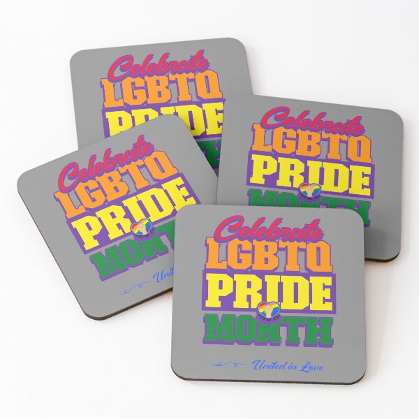 Item preview, Celebrate LGBTQ Pride Month_United in Love designed and sold by NuttySqueaky.