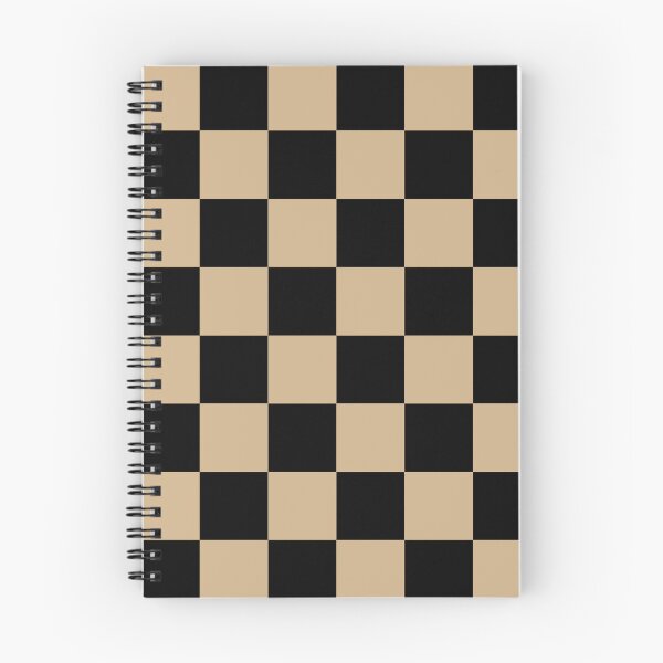 Item preview, Large Checkered - Black and Tan Brown designed and sold by JustPatterns2.