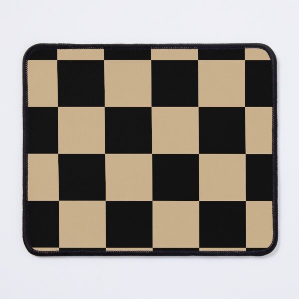 Item preview, Large Checkered - Black and Tan Brown designed and sold by JustPatterns2.