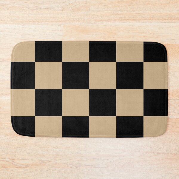 Item preview, Large Checkered - Black and Tan Brown designed and sold by JustPatterns2.