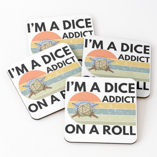Item preview, Tabletop RPG | I'm A Dice Addict ON A Roll designed and sold by DJ-Portable.