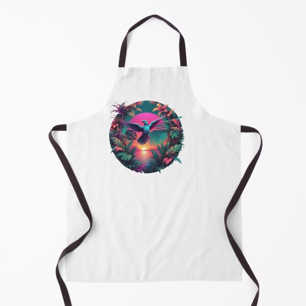 Item preview, Synthwave Colorful Tropical Bird Design in Neon colors designed and sold by EmeraldCauldren.